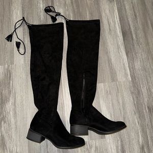 High knee boots
